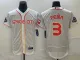 Men's Houston Astros #3 Jeremy Peña White With 2022 World Serise Champions Patch Jersey