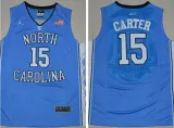 North Carolina Vince Carter #15 Blue College Basketball Jersey