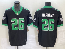 Men's Philadelphia Eagles #26 Saquon Barkley Black 2023 F.U.S.E. Vapor Untouchable Jersey