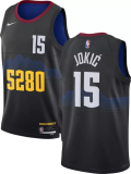 NBA Denver Nuggets #15 Nikola Jokic Black 2023 City Edition Stitched Basketball Jersey