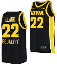 Men's Iowa Hawkeyes #22 Caitlin Clark Black College Basketball  Jersey