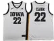 Men's Iowa Hawkeyes #22 Caitlin Clark White College Basketball  Jersey