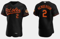 Men's Baltimore Orioles #2 Gunnar Henderson Black Flex Base Elite Jersey