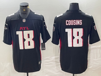 Men's Atlanta Falcons #18 Kirk Cousins Black Vapor Untouchable Limited Jersey