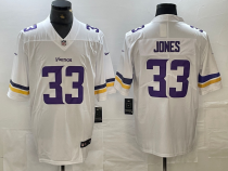 Men's Minnesota Vikings #33 Jones White Vapor Untouchable Limited Jersey