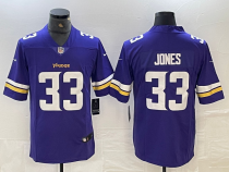 Men's Minnesota Vikings #33 Jones Purple Vapor Untouchable Limited Jersey