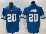 Men's Detroit Lions #20 Barry Sanders Blue 2024 F.U.S.E. 2nd Alternate Vapor Limited Jersey