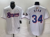 Men's Texas Rangers #34 Ryan White Nike Game Jersey