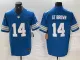 Men's Detroit Lions #14 Amon-Ra St. Brown Blue 2024 F.U.S.E. 2nd Alternate Vapor Limited Jersey