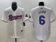 Men's Texas Rangers #6 Josh Jung White Champions Nike Game Jersey