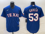 Men's Texas Rangers #53 Adolis García Royal Nike Game Jersey