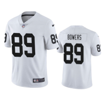 Men's Las Vegas Raiders #89 Brock Bowers White Vapor Football Stitched Jersey