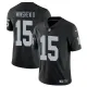 Men's Las Vegas Raiders #15 Gardner Minshew II Black Vapor Football Stitched Jersey