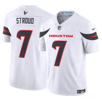 Men's Houston Texans #7 C.J. Stroud White 2024 Vapor F.U.S.E. Limited Jersey