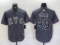 Men's New York Mets #39 Edwin Díaz Graphite 2024 City Connect Limited Jersey