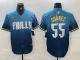 Men's Philadelphia Phillies #55 Suárez Blue 2024 City Connect Limited Stitched Jersey