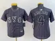 Youth New York Mets #4 Francisco Alvarez Graphite 2024 City Connect Limited Jersey