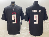 Men's Atlanta Falcons #9 Michael Penix Jr Black 2024 Draft Vapor Untouchable Limited Jersey