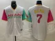 Men's San Diego Padres #7 Ha-Seong Kim White City Connect Cool Base Stitched Baseball Jersey
