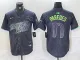 Men's Tampa Bay Rays #17 Isaac Paredes Charcoal 2024 City Connect Limited Stitched Jersey