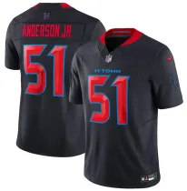 Men's Houston Texans #51 Will Anderson Jr. Navy 2024 2nd Alternate F.U.S.E Vapor Jersey
