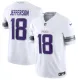 Men's Minnesota Vikings #18 Justin Jefferson White F.U.S.E. Winter Warrior Limited Jersey