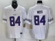 Men's Minnesota Vikings #84 Moss White F.U.S.E. Winter Warrior Limited Jersey