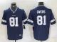 Men's Dallas Cowboys #81 Owens Navy Vapor Untouchable Limited Jersey