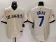 Men's Los Angeles Dodgers #7 Julio Urías Cream Stitched Baseball Jersey