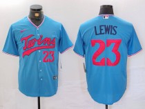 MLB Minnesota Twins #23 Lewis Blue Game Nike Jersey