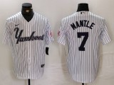 Men's New York Yankees #3 Babe Ruth White Cool Base Stitched Baseball Jersey