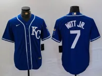 Copy MLB Kansas City Royals #7 Witt Jr. Blue Game Nike Jersey
