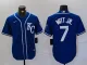Copy MLB Kansas City Royals #7 Witt Jr. Blue Game Nike Jersey