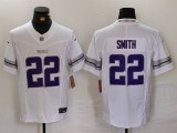 Men's Minnesota Vikings #22 Smith White F.U.S.E. Winter Warrior Limited Jersey