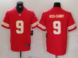 Men's Kansas City Chiefs #9 Rees-Zammit Red Vapor Untouchable Limited Jersey