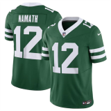 Men's New York Jets #12 Joe Namath Green 2024 F.U.S.E. Vapor Limited Jersey