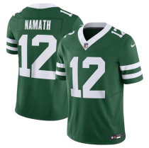 Men's New York Jets #12 Joe Namath Green 2024 F.U.S.E. Vapor Limited Jersey