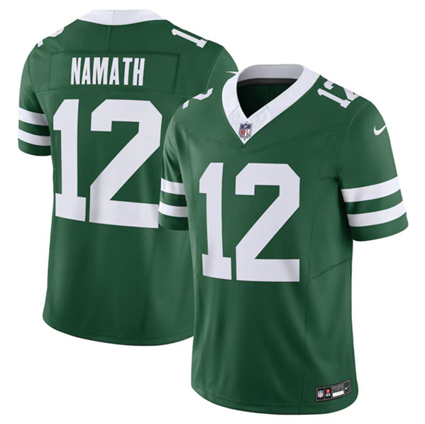 Men's New York Jets #12 Joe Namath Green 2024 F.U.S.E. Vapor Limited Jersey