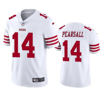 Men's San Francisco 49ers #14 Ricky Pearsall White 2024 Draft Vapor Untouchable Limited Jersey