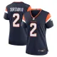 Women Denver Broncos #2 Pat Surtain II Navy 2024 F.U.S.E. Vapor Limited Stitched Football Jersey