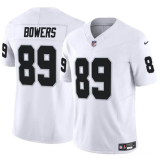 Men's Las Vegas Raiders #89 Brock Bowers White 2023 F.U.S.E. Vapor Untouchable Limited Jersey