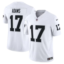 Men's Las Vegas Raiders #17 Davante Adams White 2023 F.U.S.E. Vapor Untouchable Limited Jersey