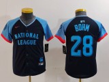 Youth Philadelphia Phillies #28 Alec Bohm 2024 All-Star Stitched Jersey