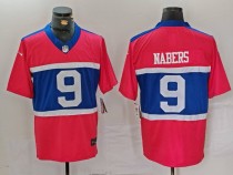 Men's New York Giants #9 Malik Nabers Century Red Alternate Vapor F.U.S.E. Limited Jersey