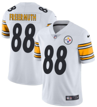 Men's Pittsburgh Steelers #88 Freiermuth White Vapor Untouchable Limited Jersey