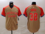 Men's Cleveland Guardians #38 Steven Kwan 2024 All-Star Stitched Jersey