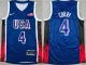 Men’s National Team #4 Steph Curry 2024 USA Dream Team Olympics Jersey