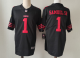 Men's San Francisco 49ers #1 Deebo Samuel Black Vapor Untouchable Limited Jersey