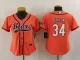 Women Chicago Bears #34 Walter Payton Orange Baseball Nike Jersey