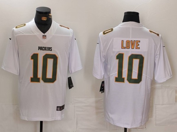 Men's Green Bay Packers #10 Love White Fashion Vapor Untouchable Limited Jersey